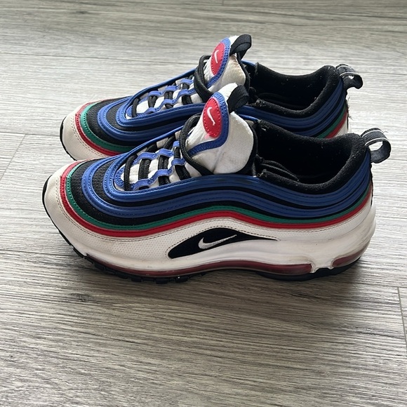 Nike Air Max 97 White Multicolored GS Size 6Y - Picture 2 of 8